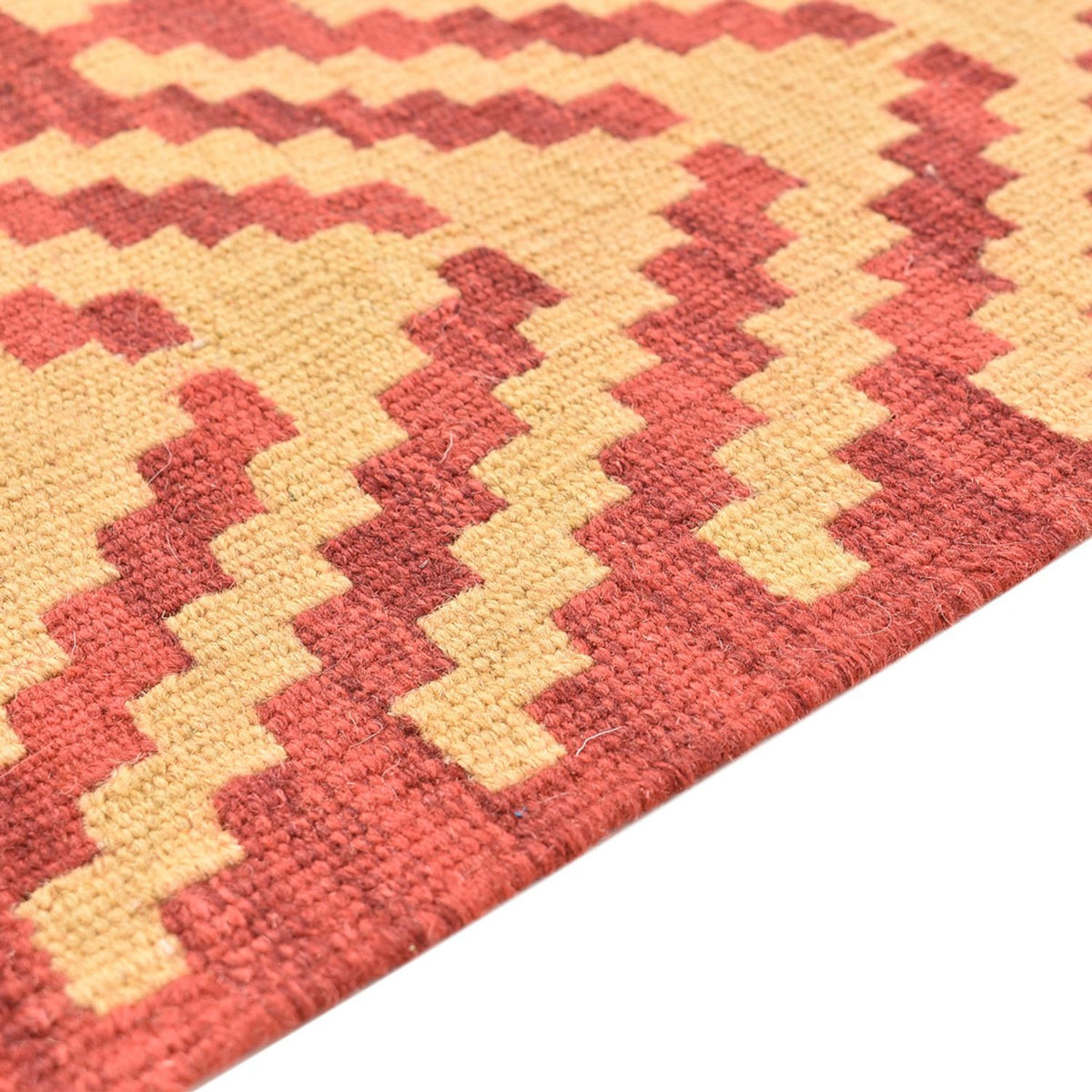 Biegacz Dywan Kelim - Orientalny - 195 x 59 cm - wielokolorowy