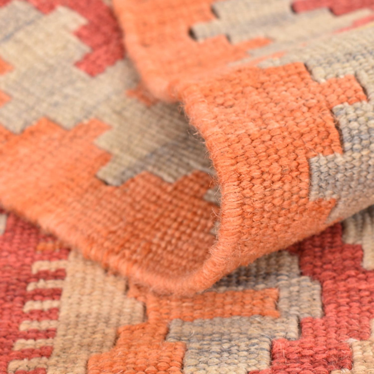 Biegacz Dywan Kelim - Orientalny - 194 x 65 cm - wielokolorowy