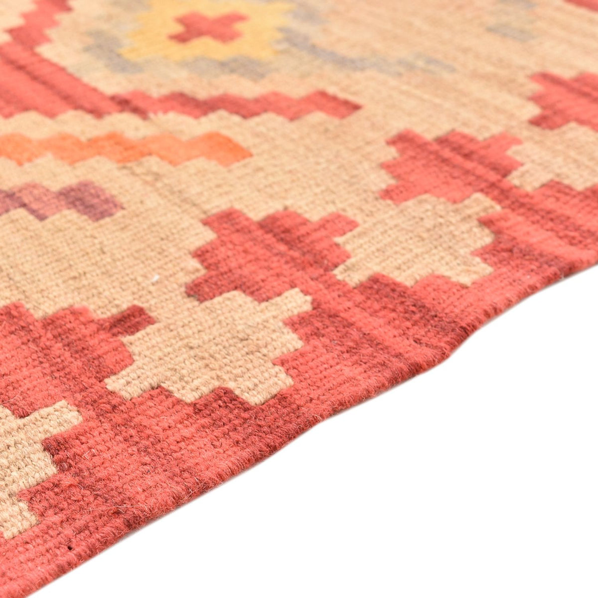 Biegacz Dywan Kelim - Orientalny - 192 x 57 cm - wielokolorowy