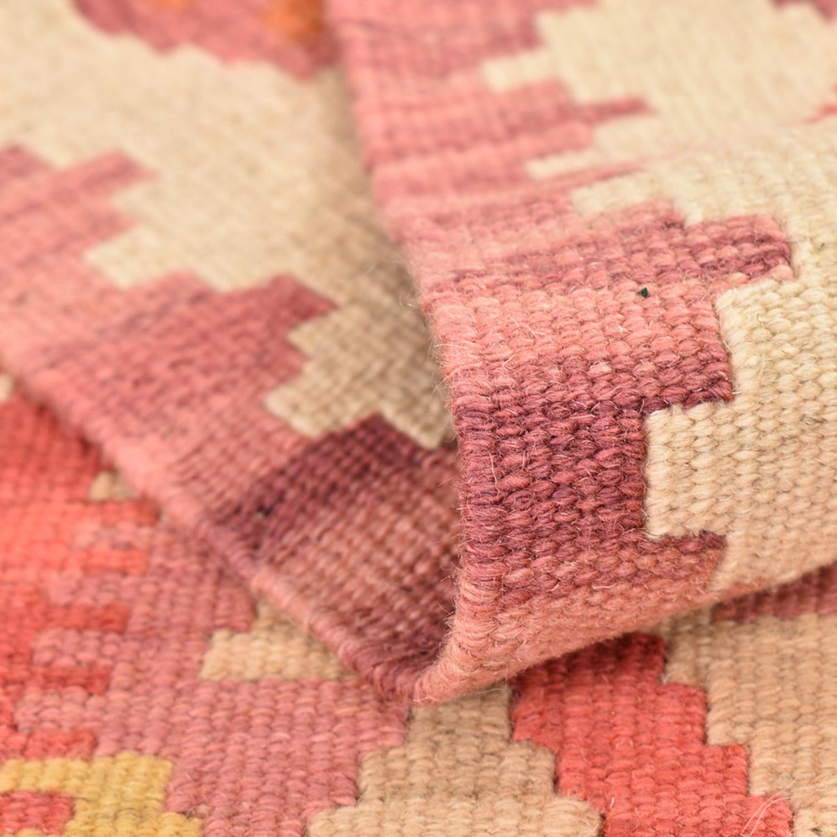 Biegacz Dywan Kelim - Orientalny - 201 x 60 cm - wielokolorowy