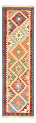Biegacz Dywan Kelim - Orientalny - 200 x 63 cm - wielokolorowy