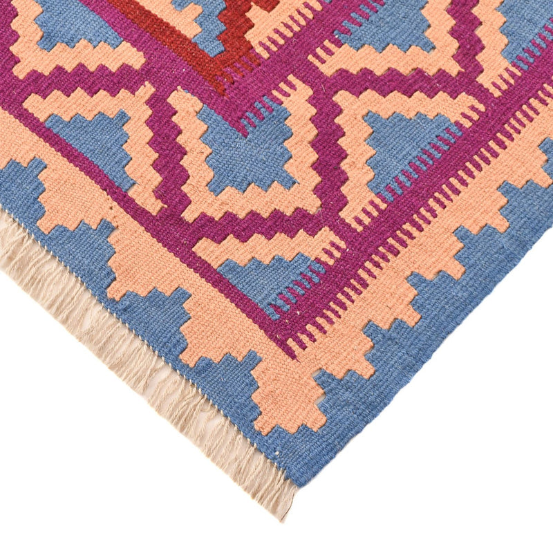 Dywan Kelim - Orientalny - 208 x 150 cm - wielokolorowy