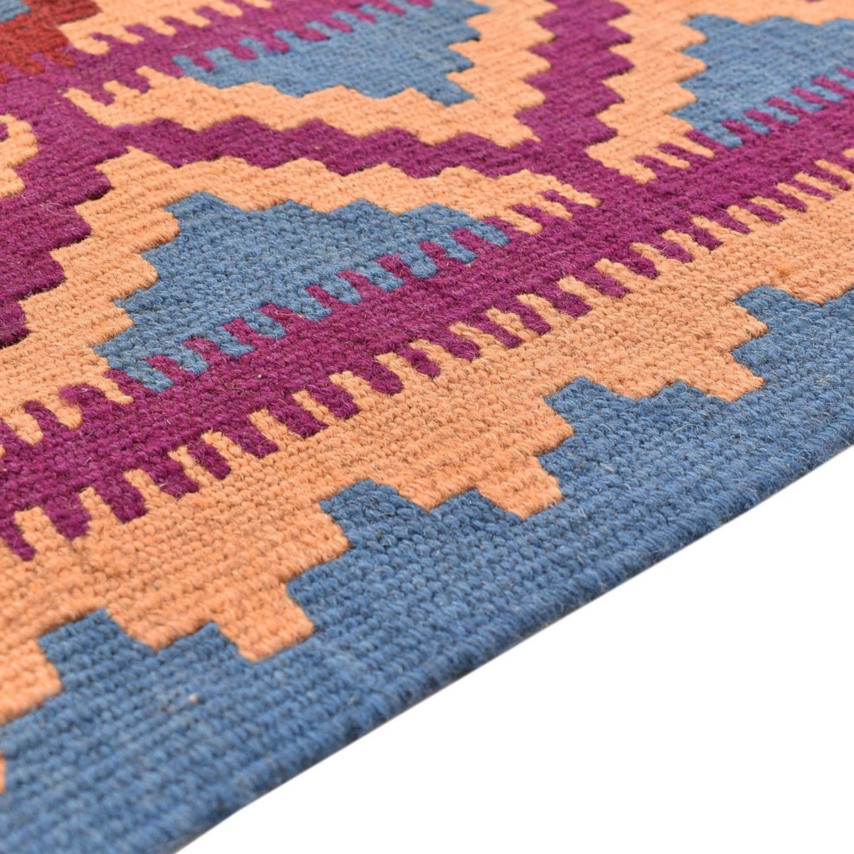 Dywan Kelim - Orientalny - 208 x 150 cm - wielokolorowy