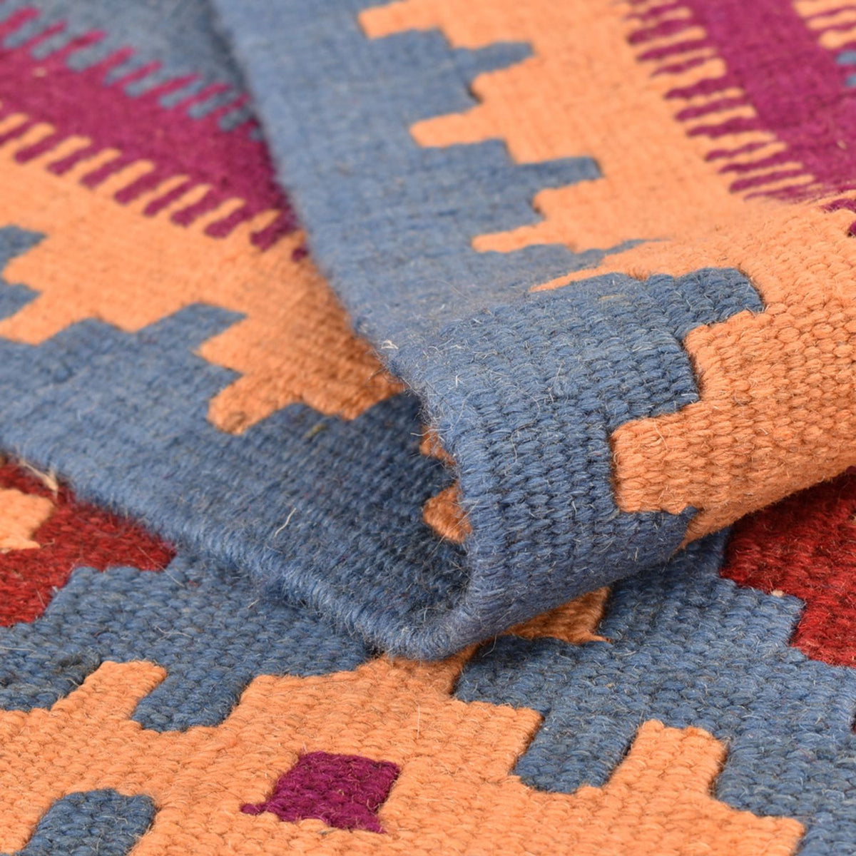 Dywan Kelim - Orientalny - 208 x 150 cm - wielokolorowy