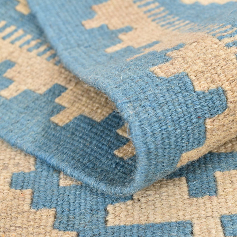 Biegacz Dywan Kelim - Orientalny - 199 x 62 cm - wielokolorowy