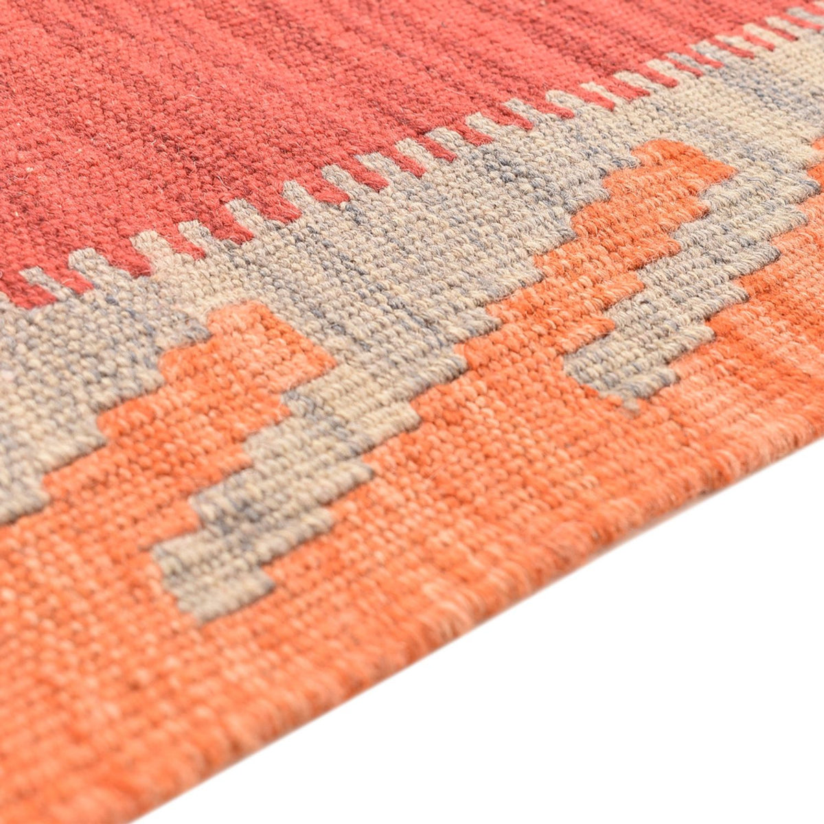 Biegacz Dywan Kelim - Orientalny - 198 x 59 cm - wielokolorowy