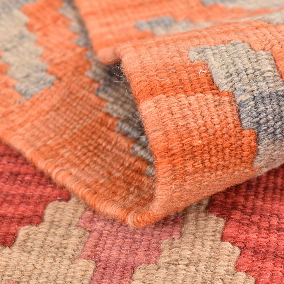 Biegacz Dywan Kelim - Orientalny - 198 x 59 cm - wielokolorowy