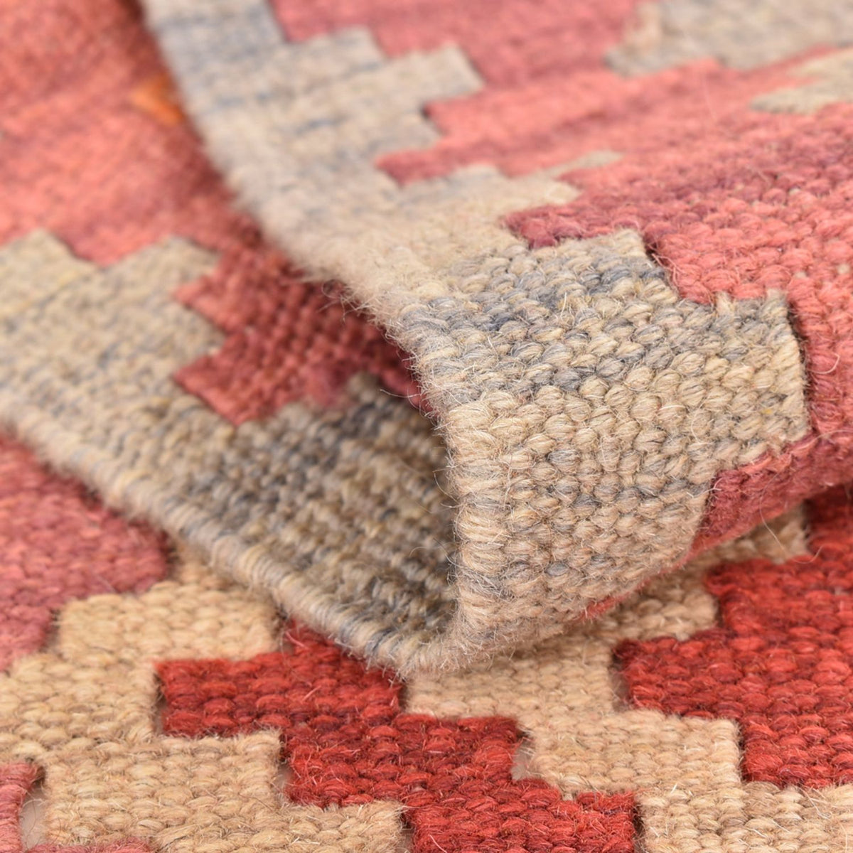 Biegacz Dywan Kelim - Orientalny - 197 x 63 cm - wielokolorowy