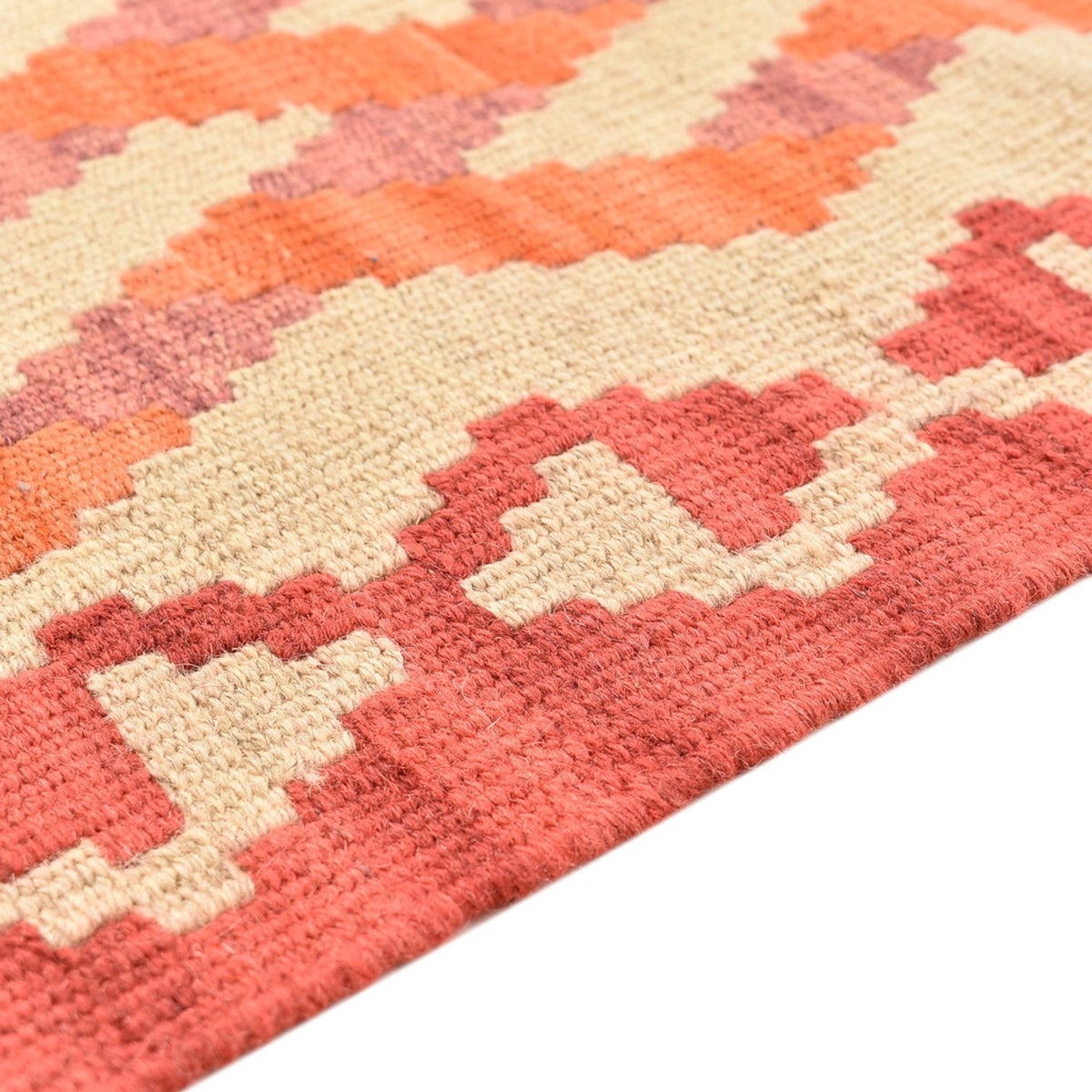 Biegacz Dywan Kelim - Orientalny - 190 x 58 cm - wielokolorowy