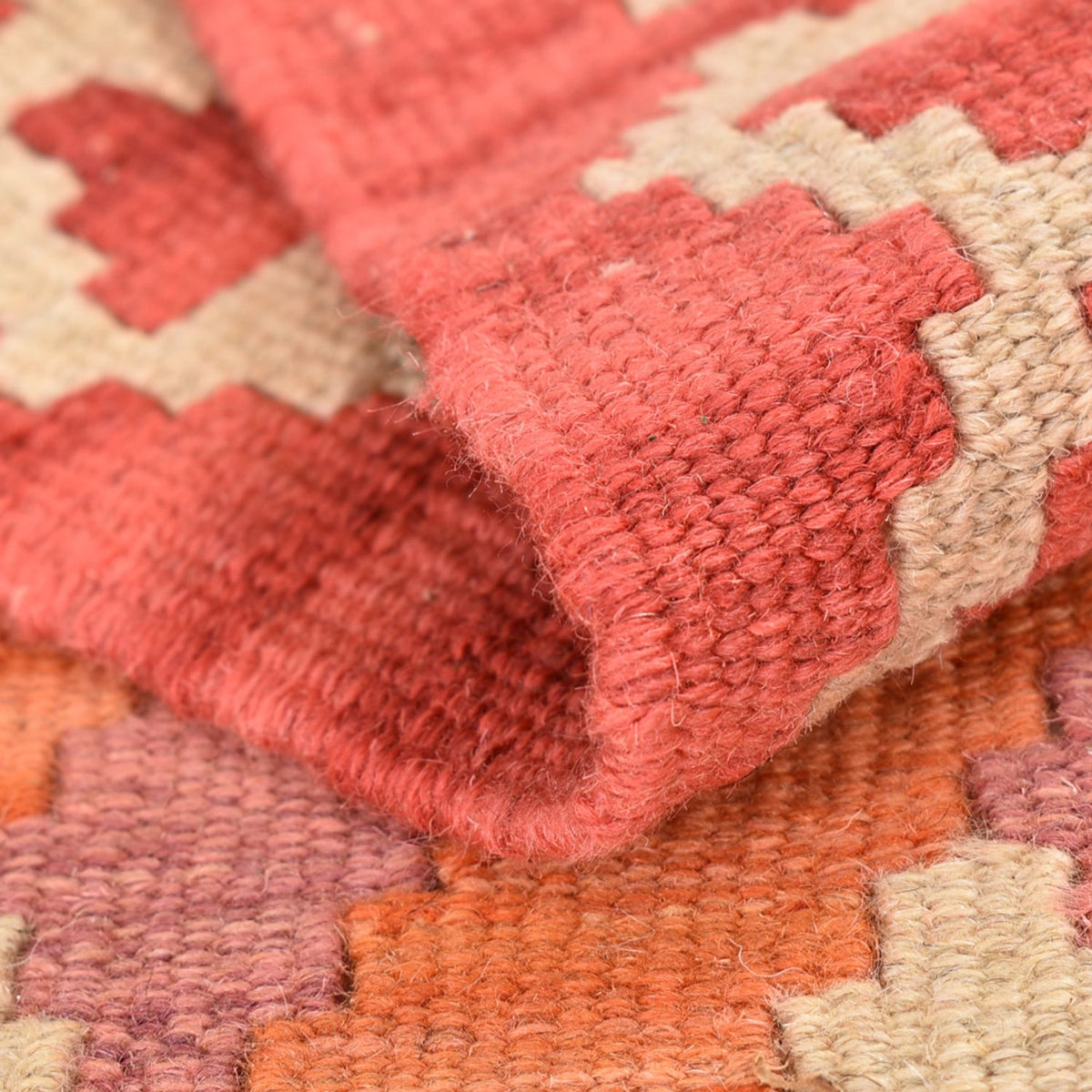 Biegacz Dywan Kelim - Orientalny - 190 x 58 cm - wielokolorowy