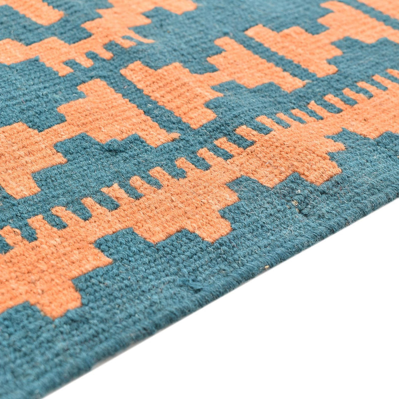 Biegacz Dywan Kelim - Orientalny - 194 x 62 cm - wielokolorowy