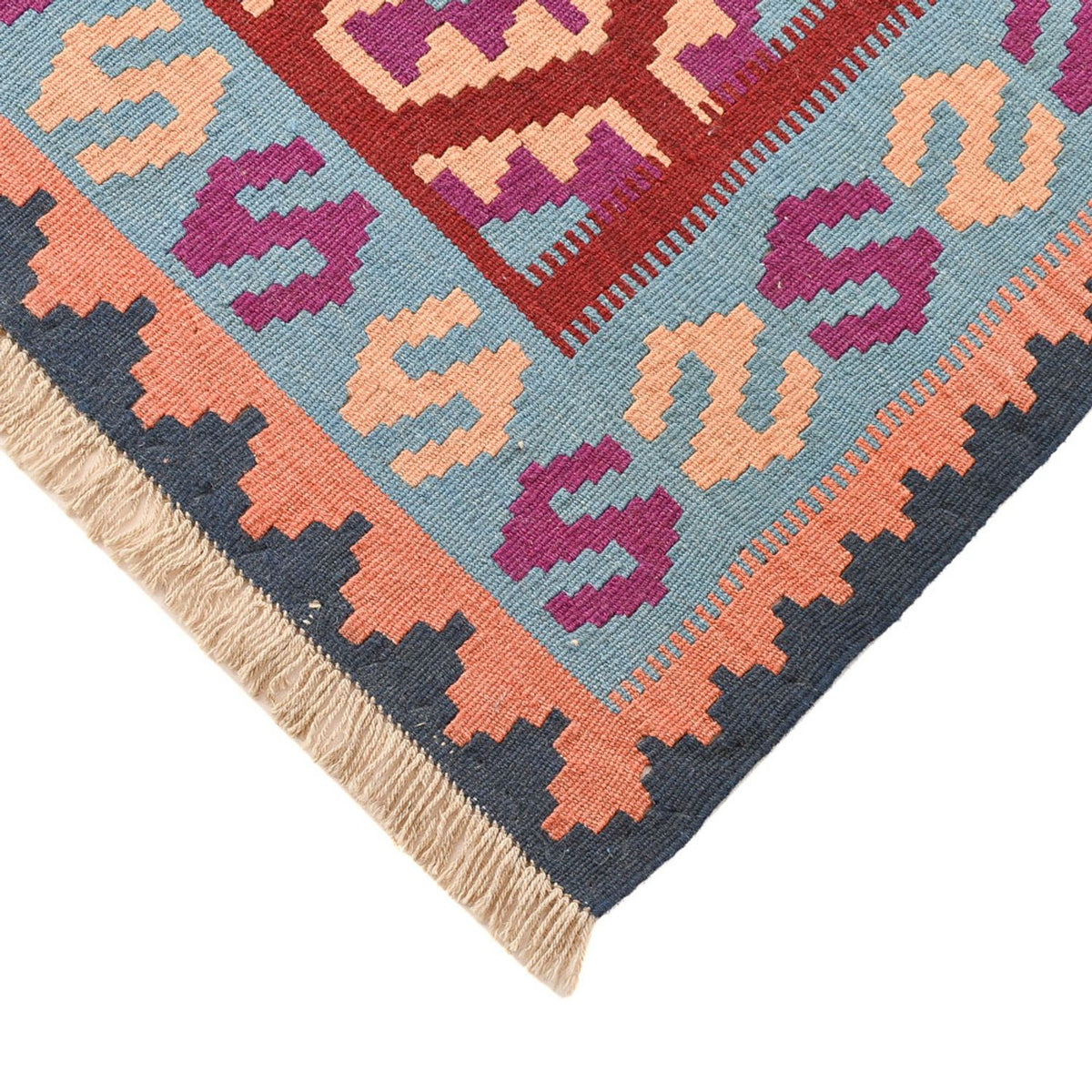 Dywan Kelim - Orientalny - 244 x 166 cm - wielokolorowy