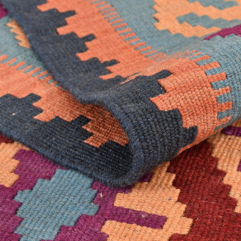 Dywan Kelim - Orientalny - 244 x 166 cm - wielokolorowy