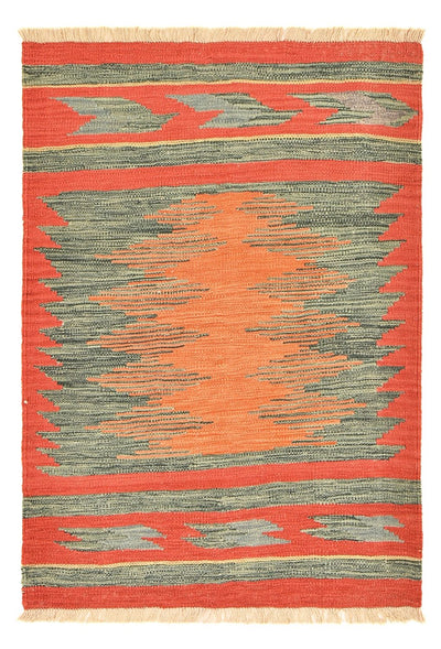 Nowoczesny kilim Dywan 101x141cm - Dywan wełniany
