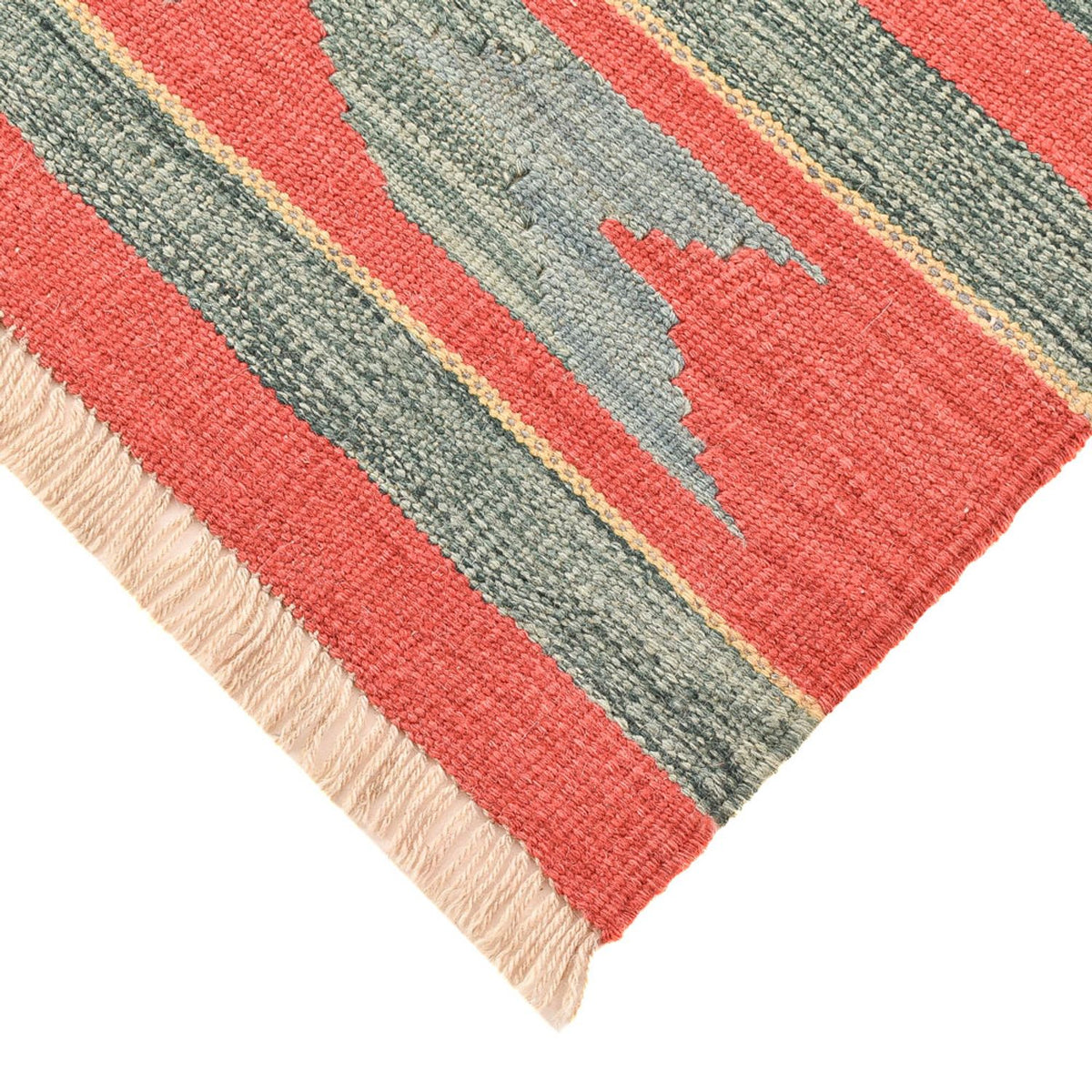 Dywan Kelim - modny - 141 x 101 cm - wielokolorowy