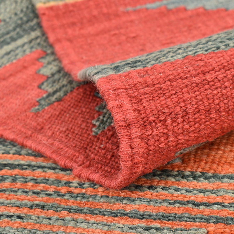 Dywan Kelim - modny - 141 x 101 cm - wielokolorowy