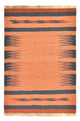 Nowoczesny kilim Dywan 137x98cm - Dywan wełniany