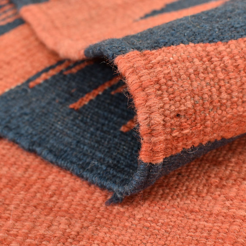 Dywan Kelim - modny - 137 x 98 cm - wielokolorowy