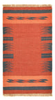 Nowoczesny kilim Dywan 89x73cm - Dywan wełniany