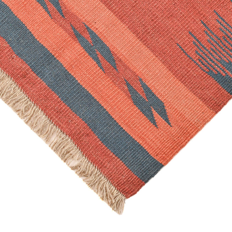 Dywan Kelim - modny - 89 x 73 cm - wielokolorowy