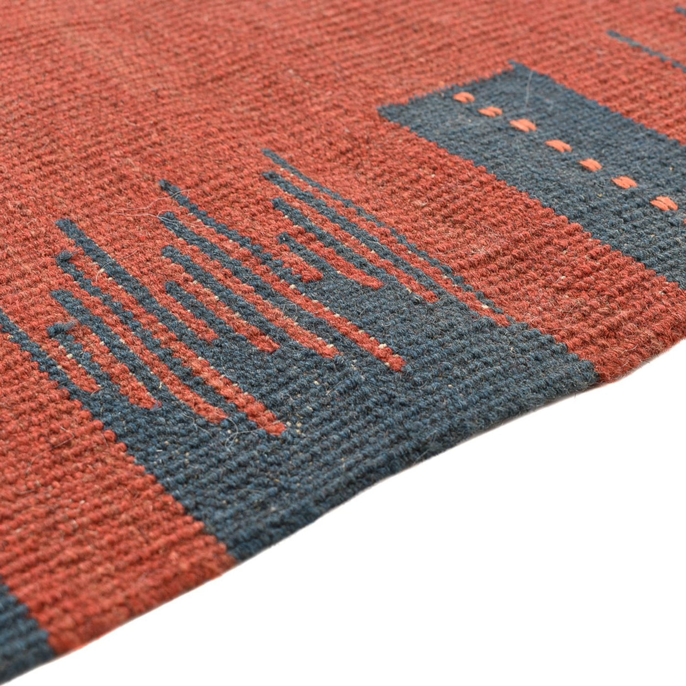 Nowoczesny kilim Dywan 89x73cm - Dywan wełniany