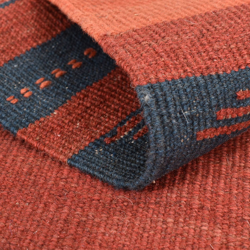 Dywan Kelim - modny - 89 x 73 cm - wielokolorowy