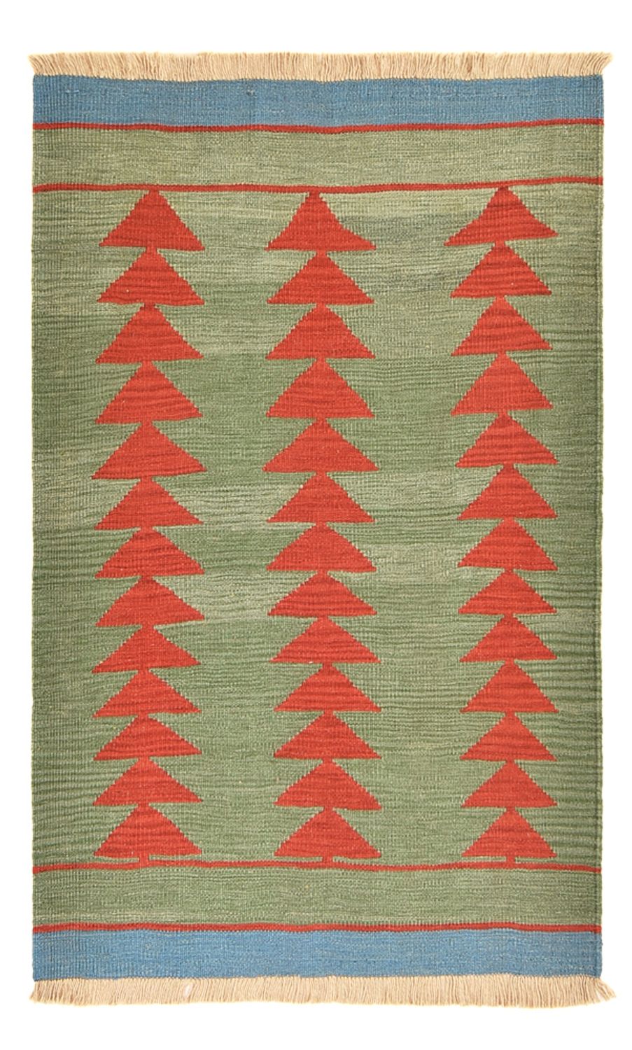 Dywan Kelim - modny - 150 x 98 cm - wielokolorowy