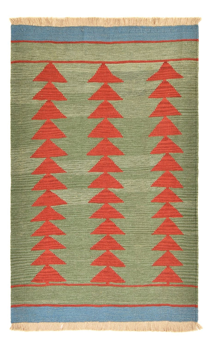 Dywan Kelim - modny - 150 x 98 cm - wielokolorowy