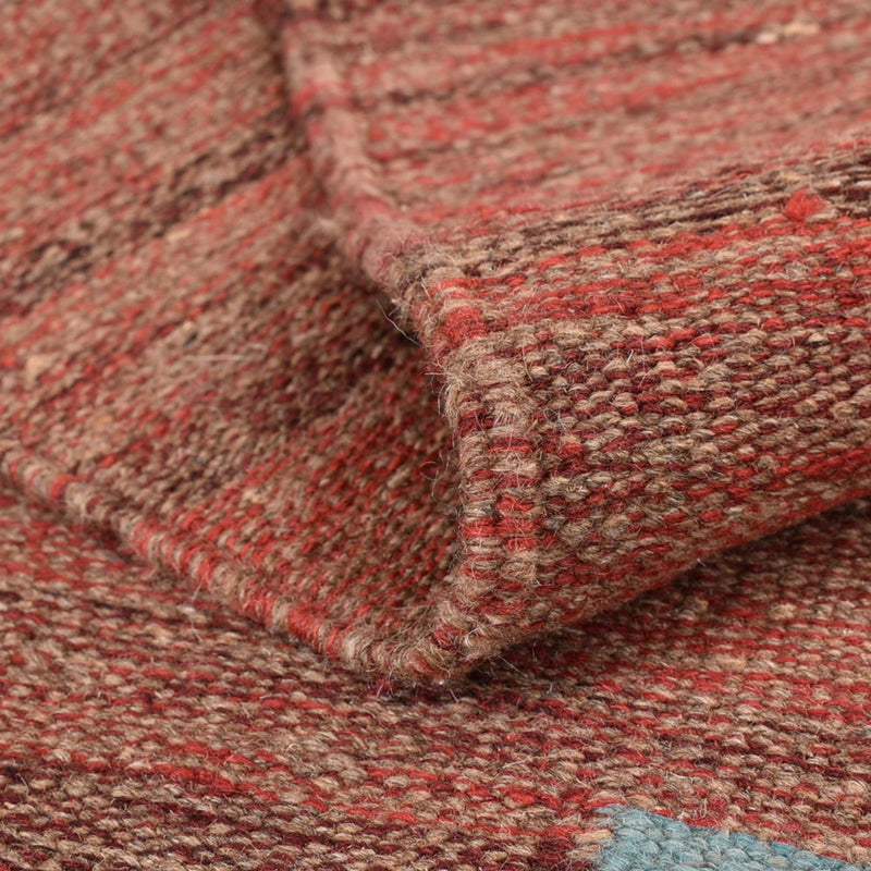 Dywan Kelim - modny - 158 x 116 cm - wielokolorowy