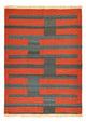 Nowoczesny kilim Dywan 144x107cm - Dywan wełniany