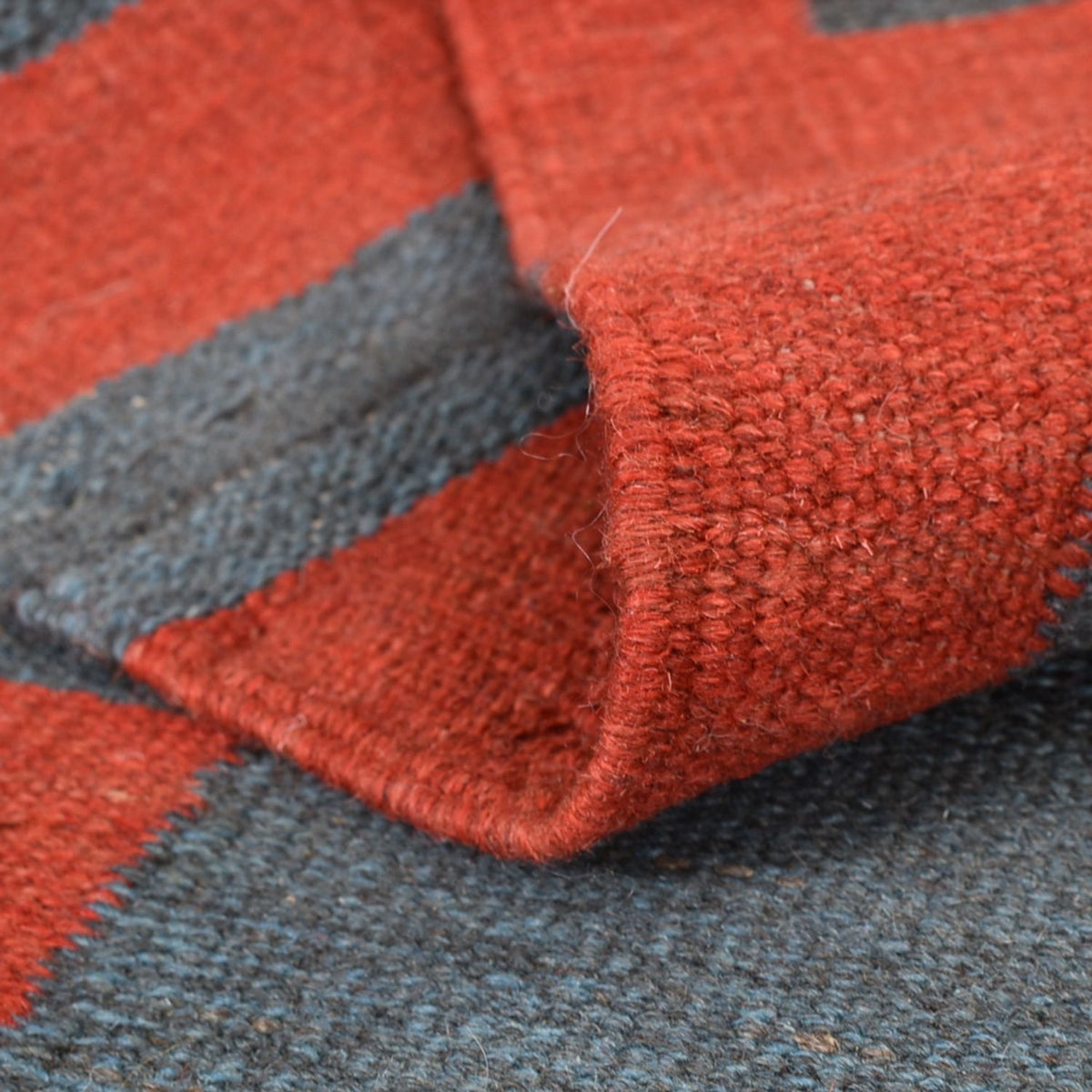 Dywan Kelim - modny - 144 x 107 cm - wielokolorowy