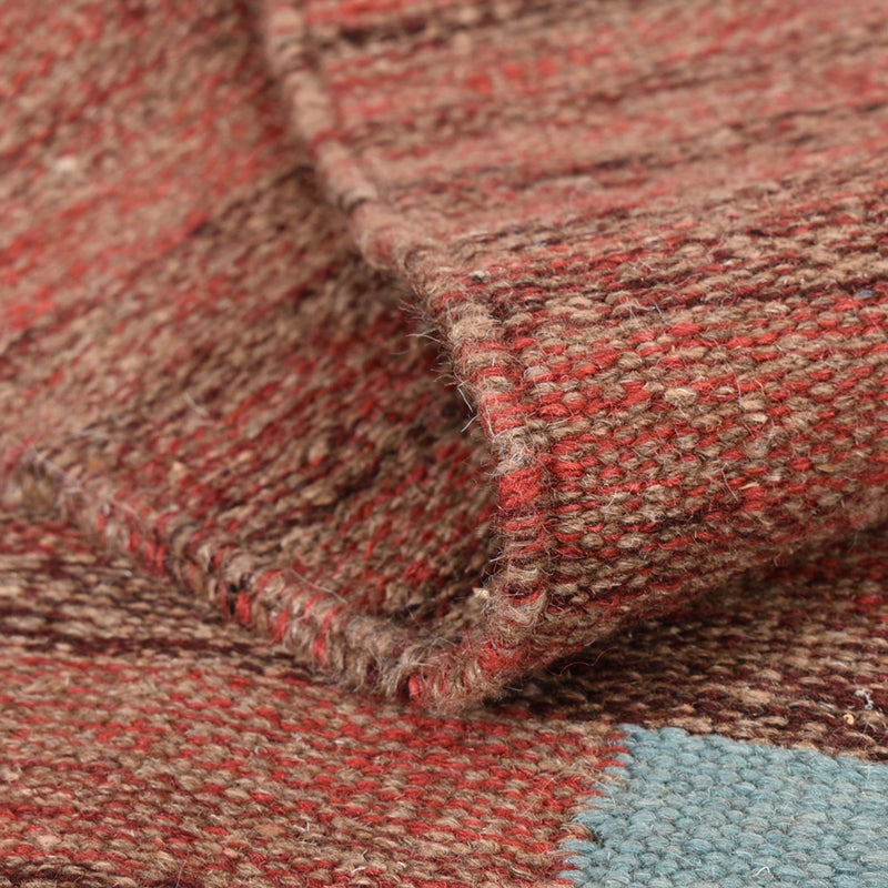 Dywan Kelim - modny - 148 x 115 cm - wielokolorowy