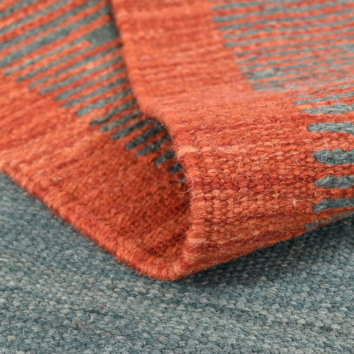 Dywan Kelim - modny - 148 x 106 cm - wielokolorowy