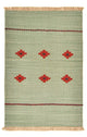 Nowoczesny kilim Dywan 119x80cm - Dywan wełniany