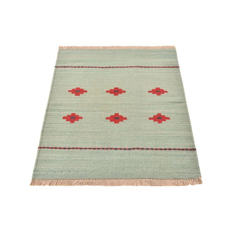 Dywan Kelim - modny - 119 x 80 cm - wielokolorowy