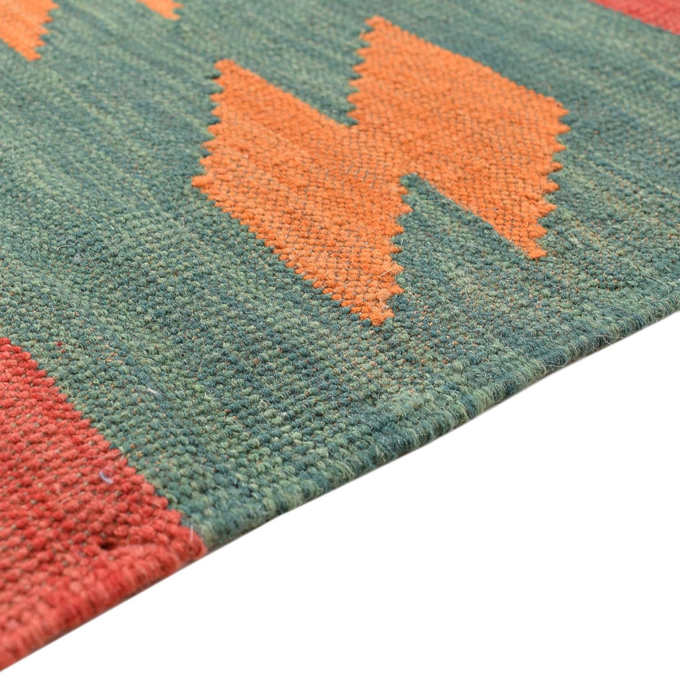Nowoczesny kilim Dywan 212x146cm - Dywan wełniany