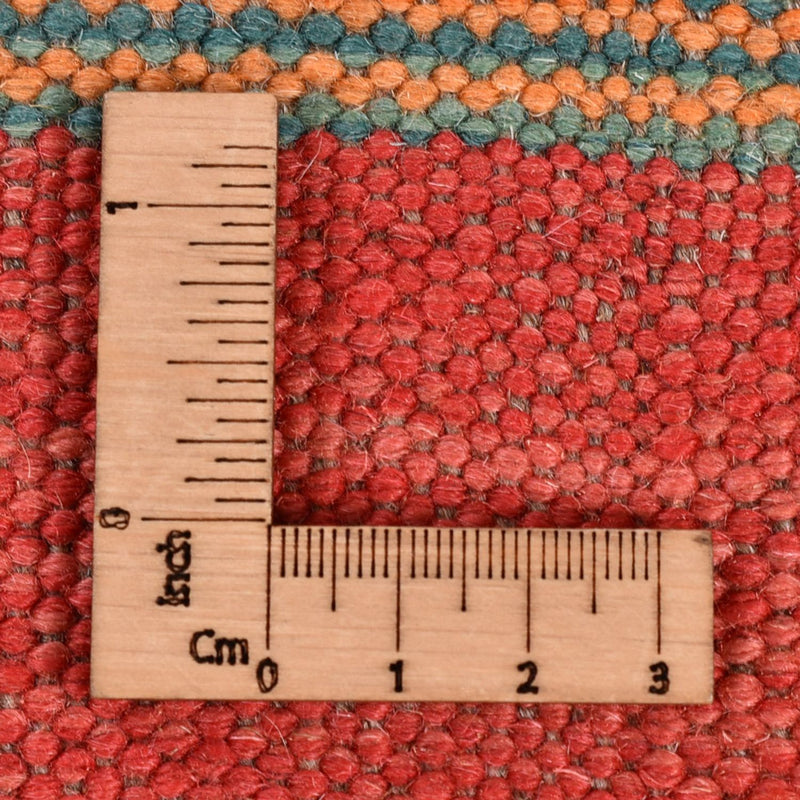 Dywan Kelim - modny - 212 x 146 cm - wielokolorowy