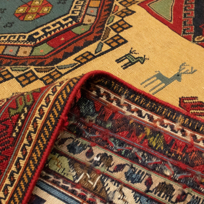 Perski dywan - Nomadyczny - 298 x 200 cm - złoto