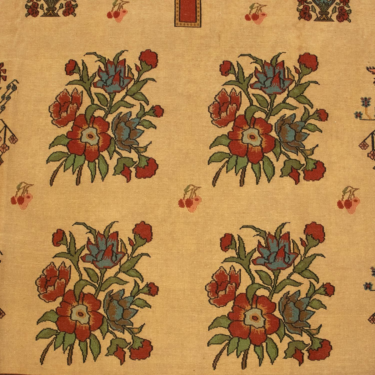 Perski dywan - Nomadyczny - 298 x 202 cm - złoto