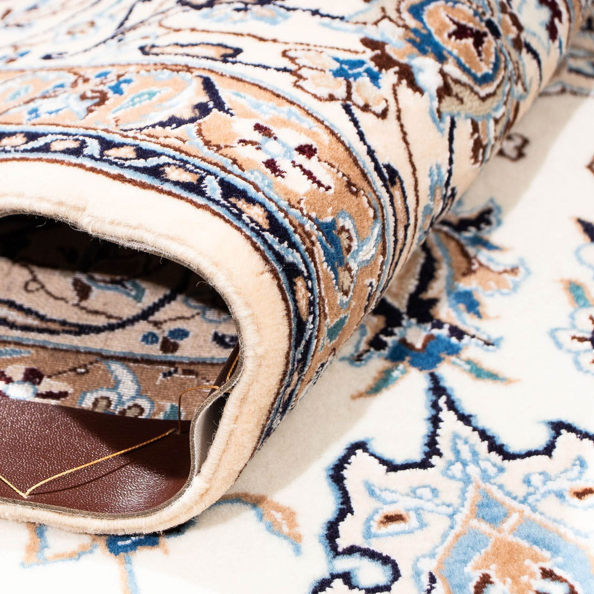 Dywan perski - Nain - Premium - 252 x 157 cm - beżowy