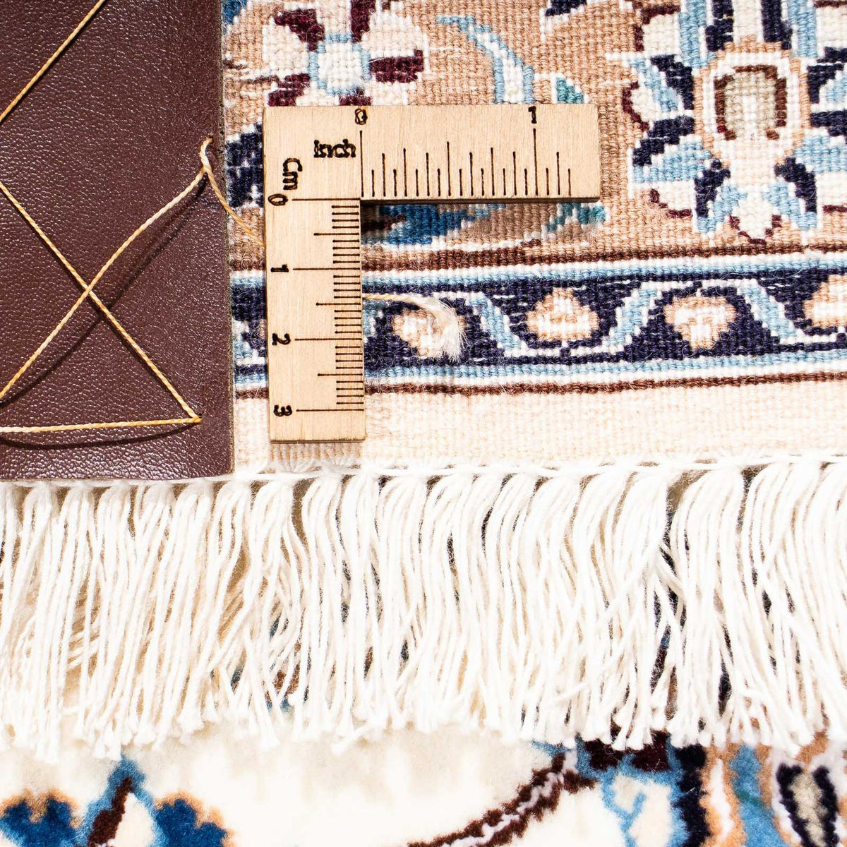 Dywan perski - Nain - Premium - 252 x 157 cm - beżowy