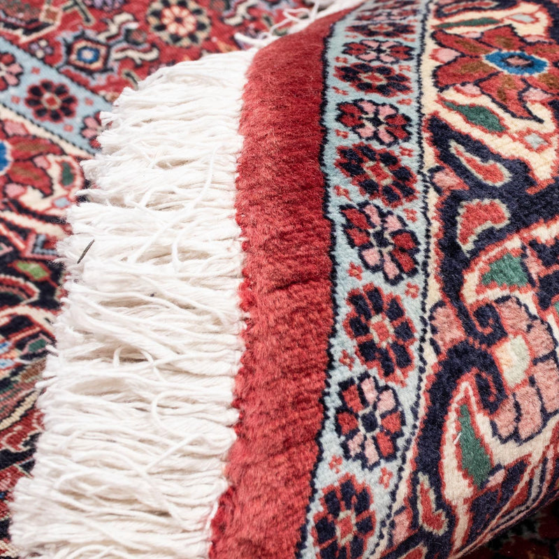 Dywan perski - Bijar okrągły  - 305 x 305 cm - jasna czerwień