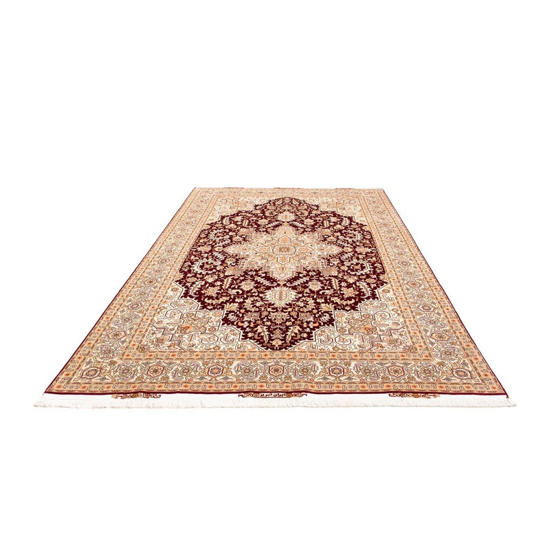 Dywan perski - Tabriz - Królewski - 300 x 200 cm - ciemna czerwień