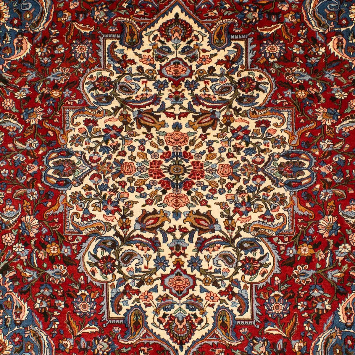 Perski dywan - Nomadyczny - 297 x 200 cm - ciemna czerwień