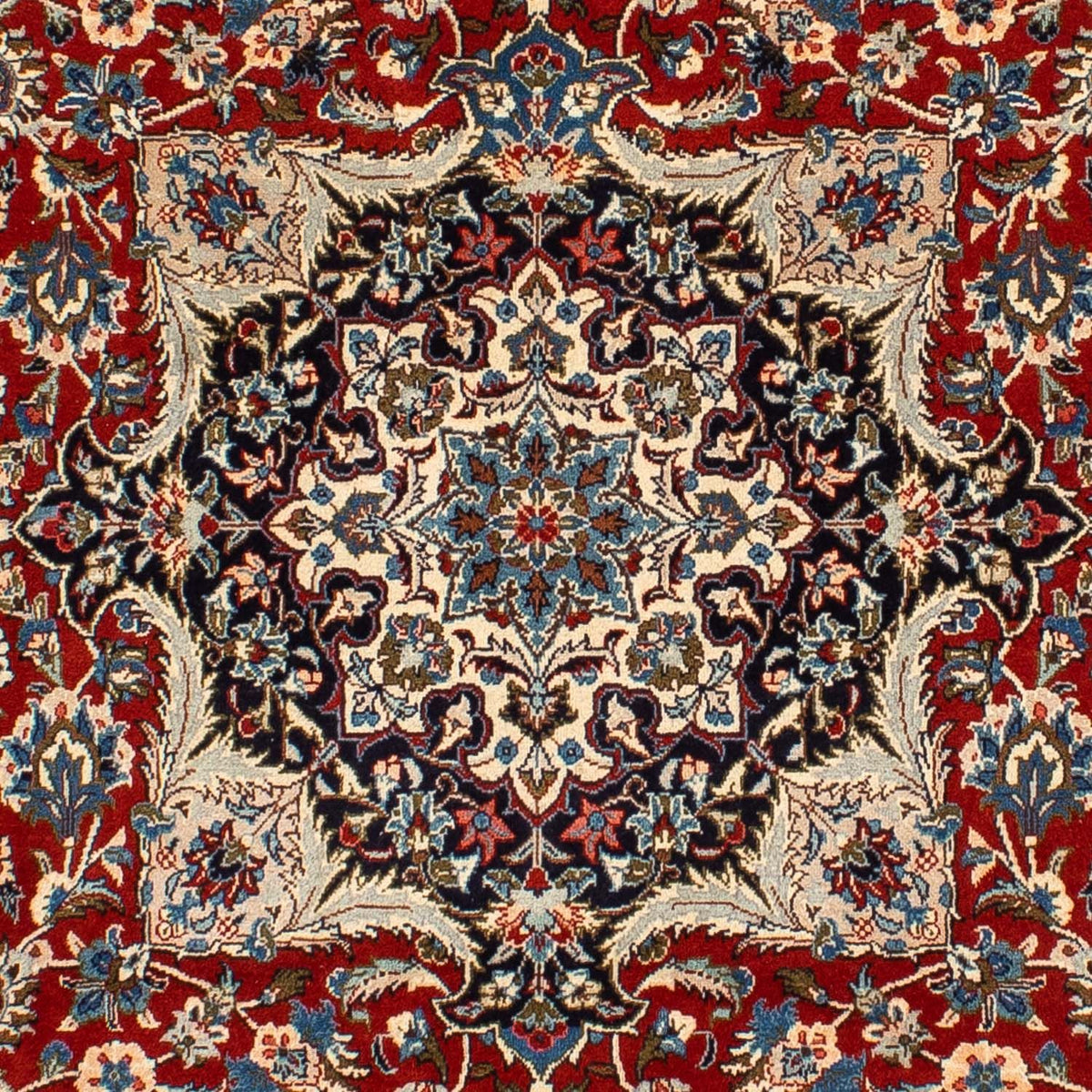 Dywan perski - Keshan - 300 x 205 cm - ciemna czerwień