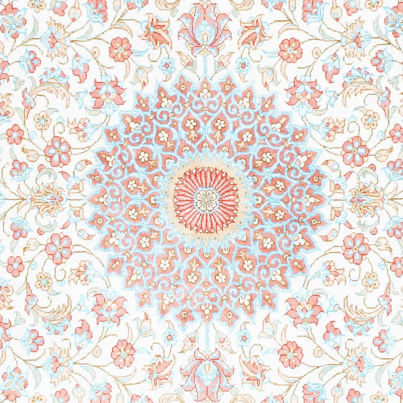 Dywan perski - Ghom owalny  - 120 x 76 cm - beżowy