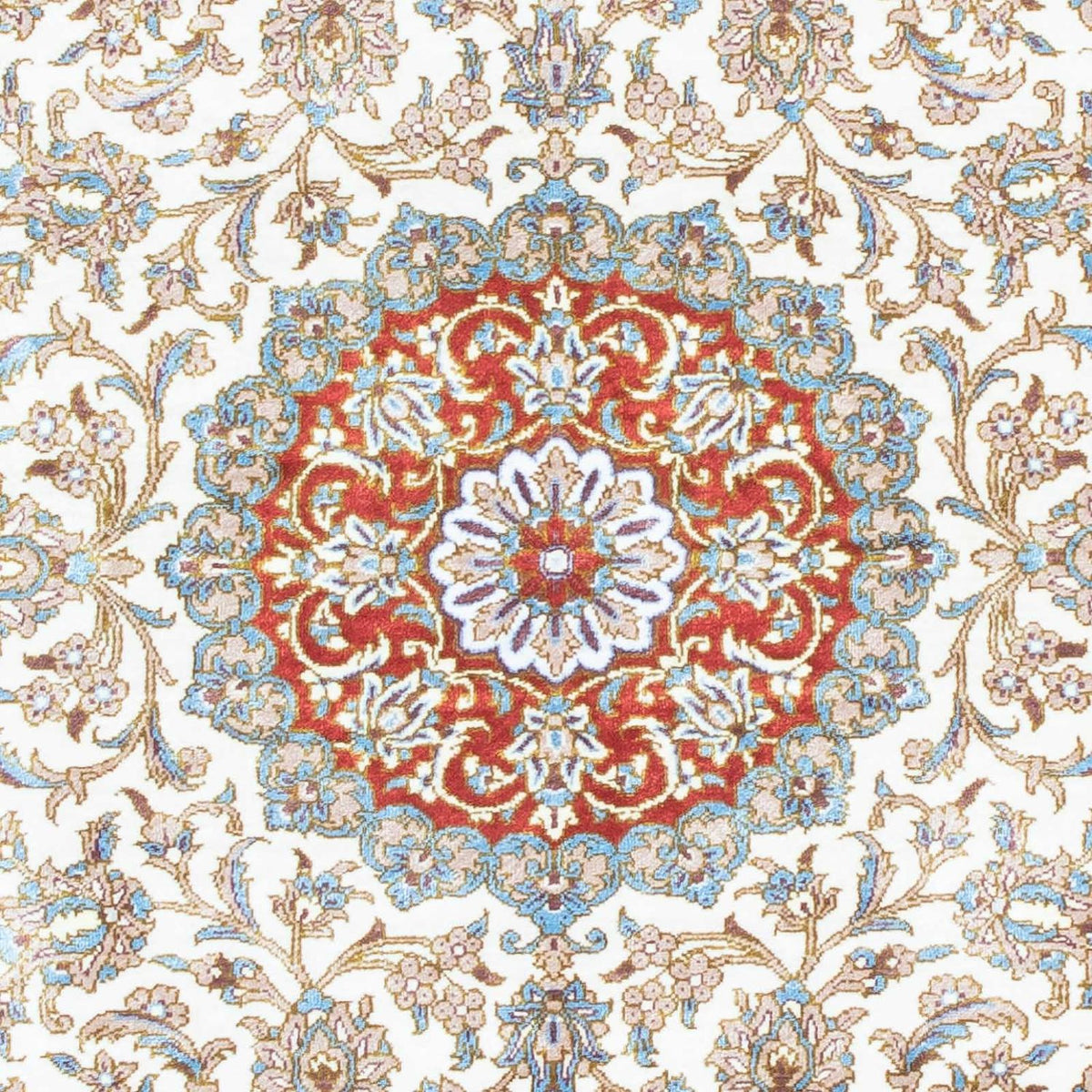 Dywan perski - Ghom - 118 x 80 cm - beżowy