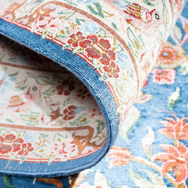 Dywan perski - Ghom - 121 x 77 cm - jasnoniebieski