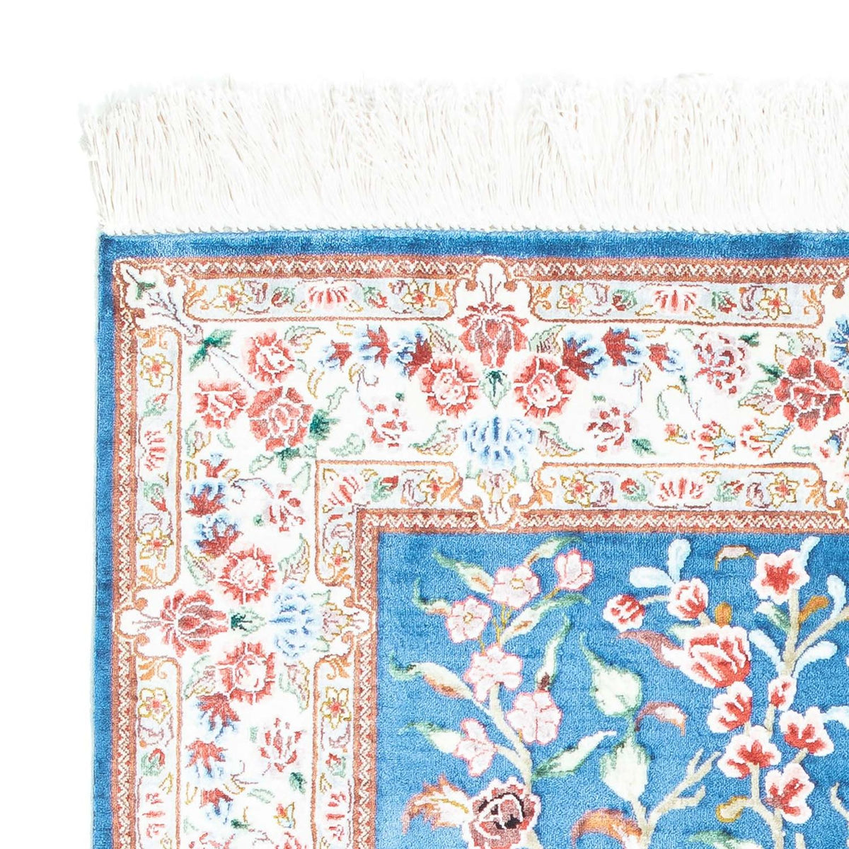 Dywan perski - Ghom - 118 x 75 cm - jasnoniebieski