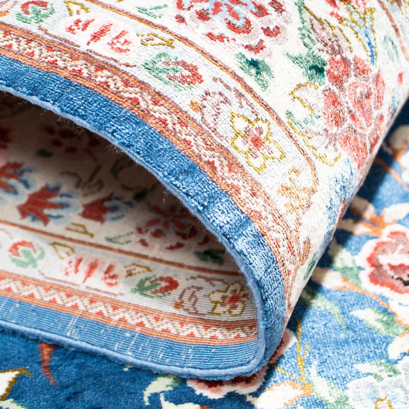 Dywan perski - Ghom - 118 x 75 cm - jasnoniebieski